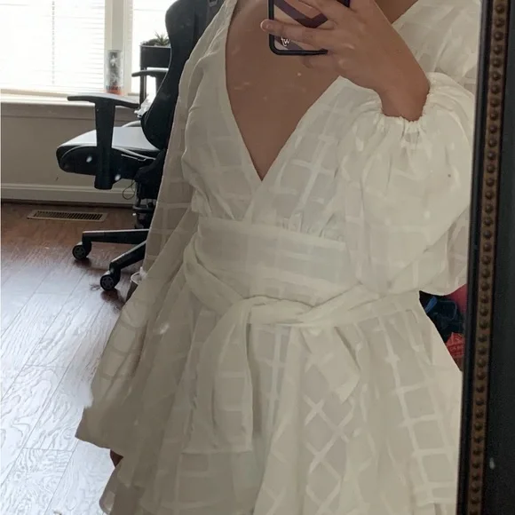 Princess polly US 4 string of Star romper in the color white - Picture 2 of 3